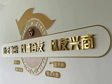 鈦金字文化墻_鈦金字標(biāo)語