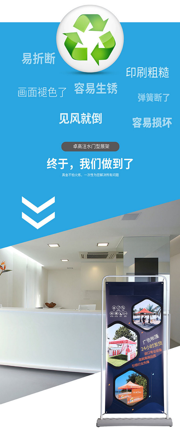 注水門型展架報價