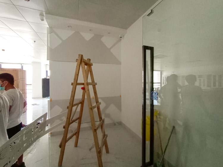 電商公司形象墻設計_電商公司文化墻制作_電商企業(yè)文化墻